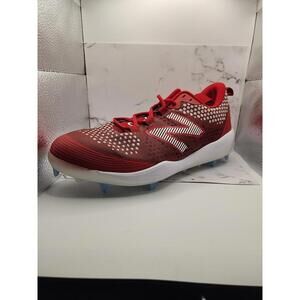 🔥Brand New Mens New Balance Metal Baseball Cleats Size 12.5 Red🔥